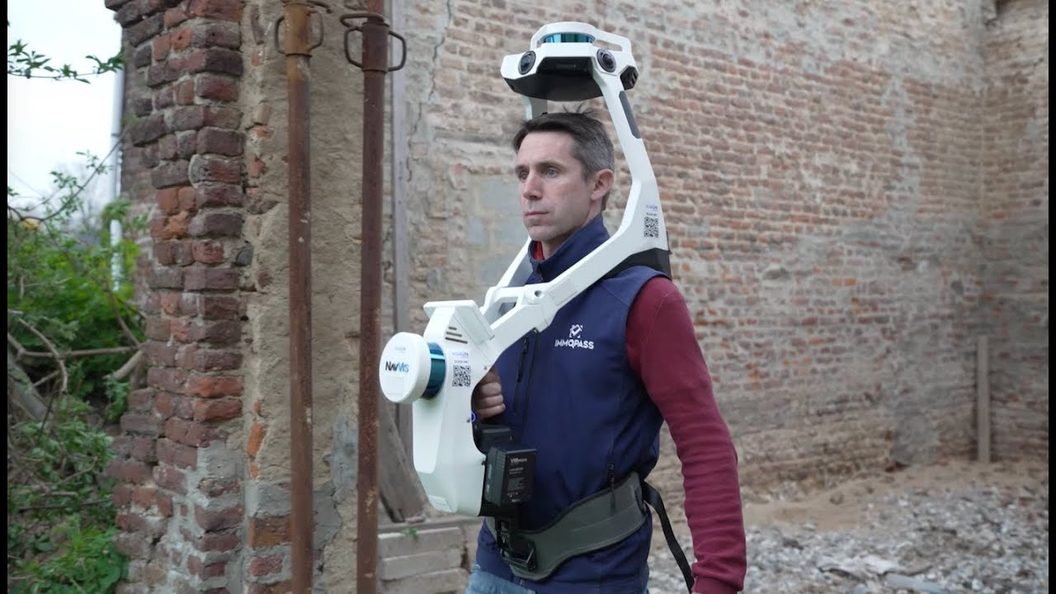 Presentatievideo ImmoPass VISION — mobiele 3D-scanning van gebouwen met LiDAR-scanner